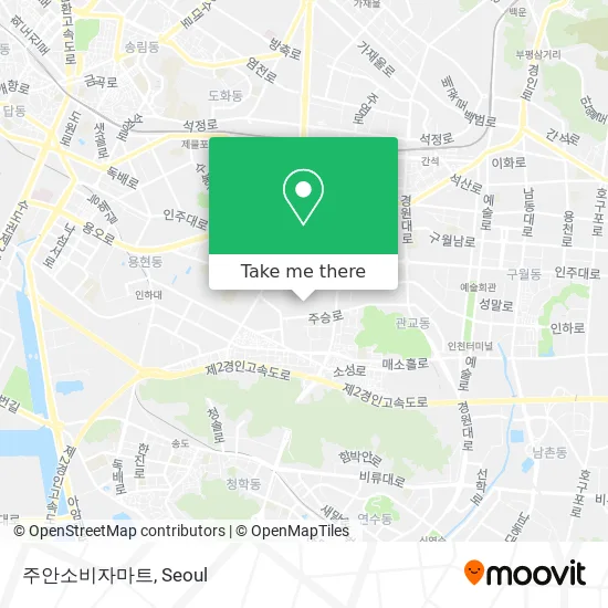 주안소비자마트 map