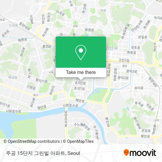 주공 15단지 그린빌 아파트 map