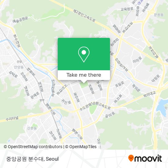 중앙공원 분수대 map