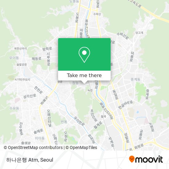 하나은행 Atm map