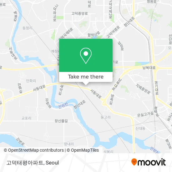 고덕태평아파트 map
