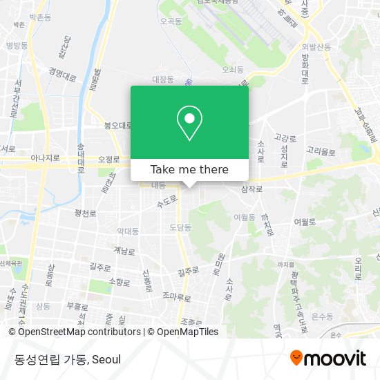 동성연립 가동 map