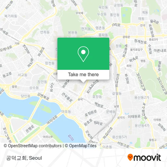 공덕교회 map