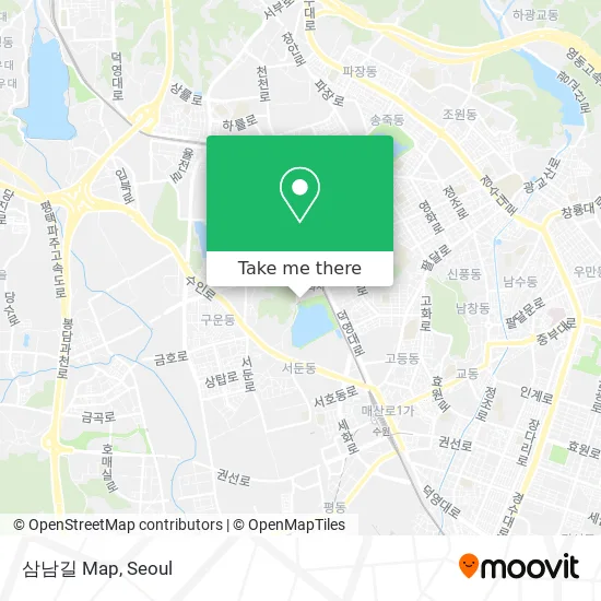 삼남길 Map map