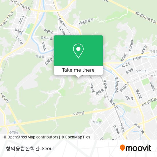 창의융합산학관 map