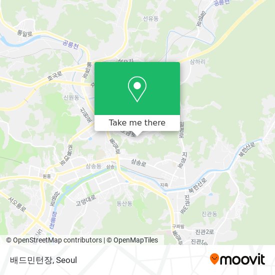 배드민턴장 map