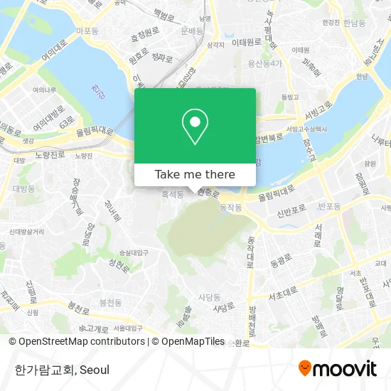 한가람교회 map