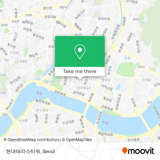 현대테라스타워 map