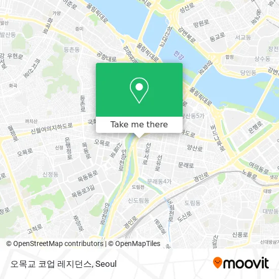 오목교 코업 레지던스 map