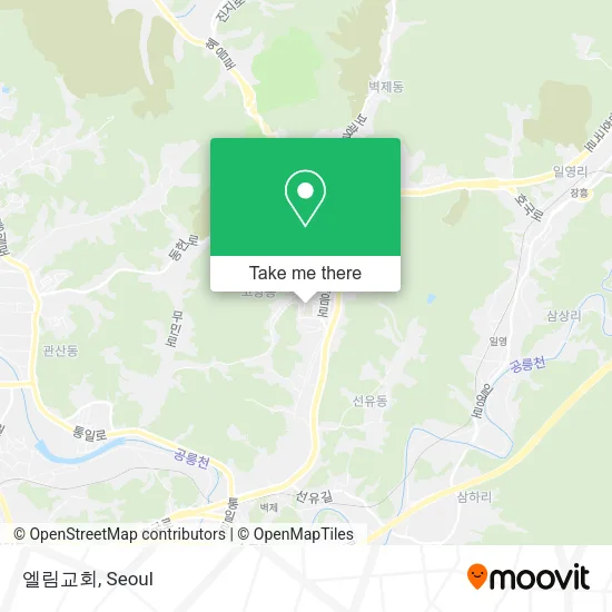 엘림교회 map