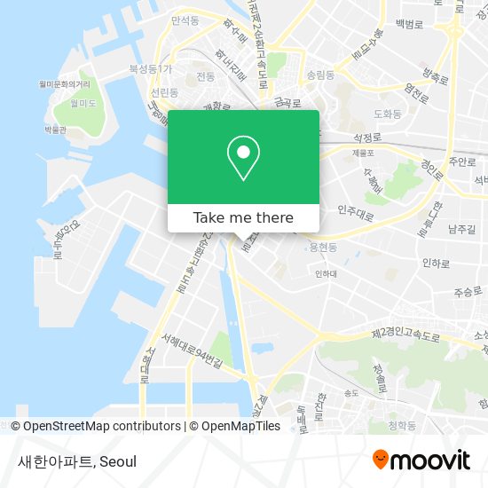 새한아파트 map