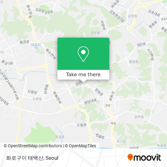 화로구이 태백산 map