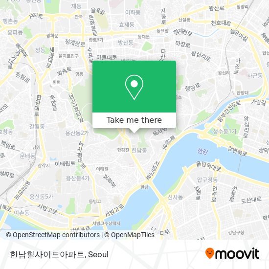 한남힐사이드아파트 map