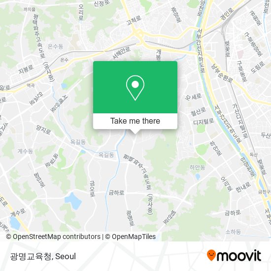 광명교육청 map