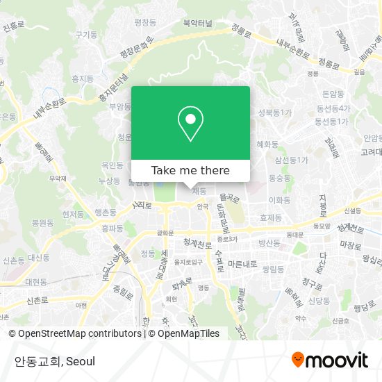 안동교회 map