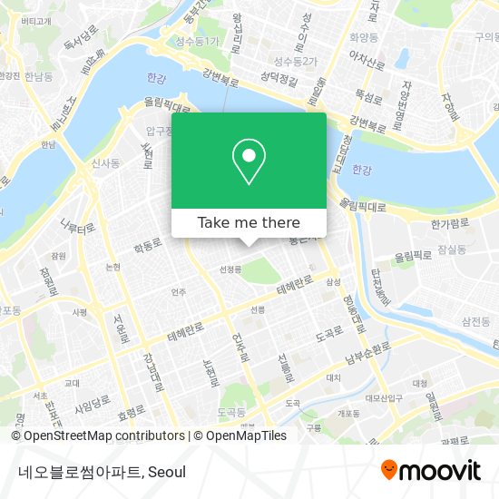 네오블로썸아파트 map