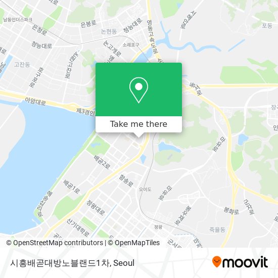 시흥배곧대방노블랜드1차 map