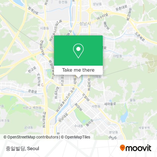 중일빌딩 map