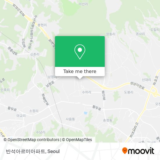 반석아르미아파트 map