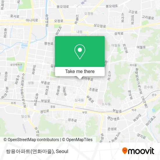 쌍용아파트(연화마을) map