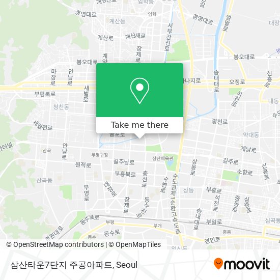 삼산타운7단지 주공아파트 map