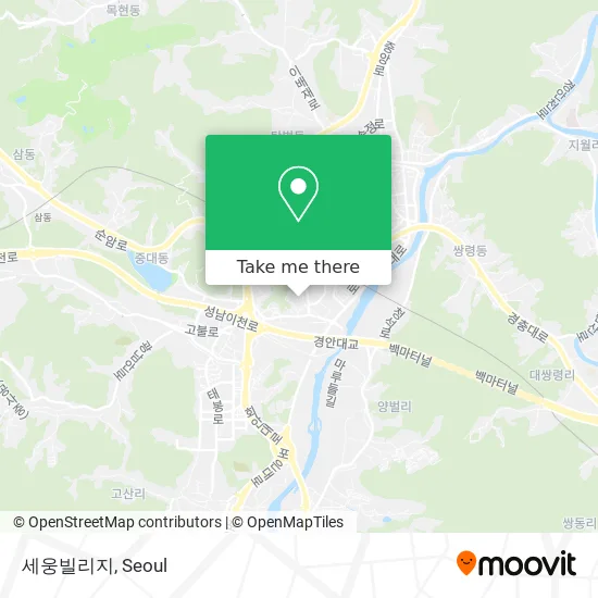 세웅빌리지 map