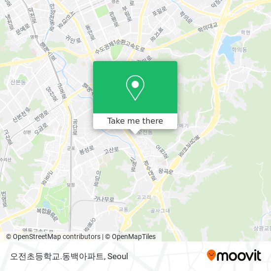 오전초등학교.동백아파트 map