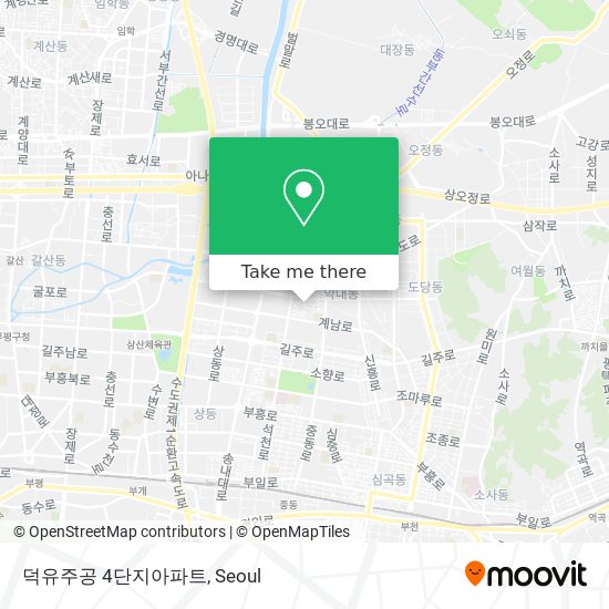 덕유주공 4단지아파트 map