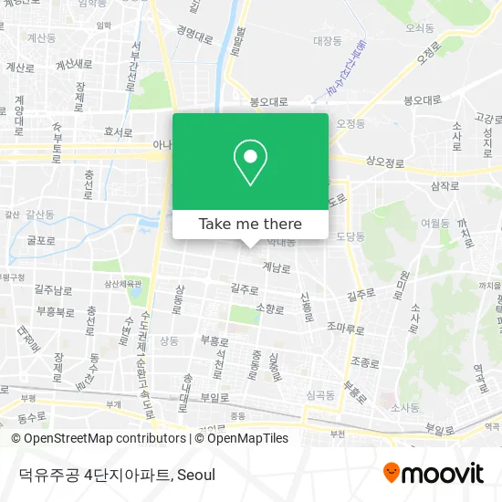 덕유주공 4단지아파트 map