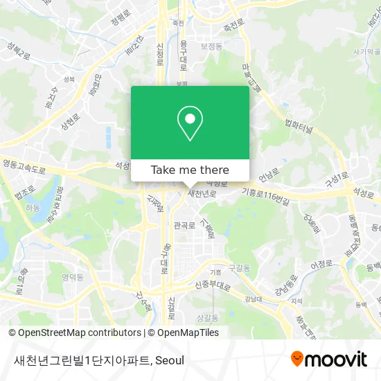 새천년그린빌1단지아파트 map