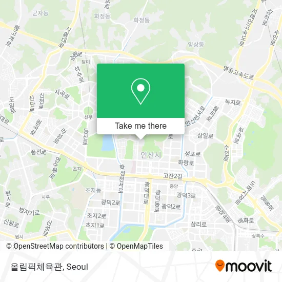 올림픽체육관 map