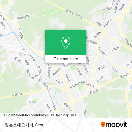 평촌로데오거리 map