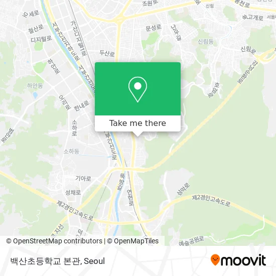 백산초등학교 본관 map