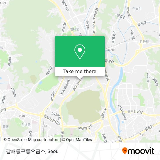 갈매동구릉요금소 map