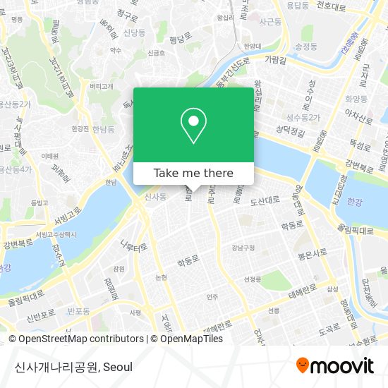 신사개나리공원 map