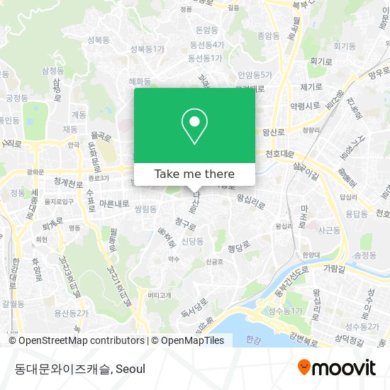 동대문와이즈캐슬 map