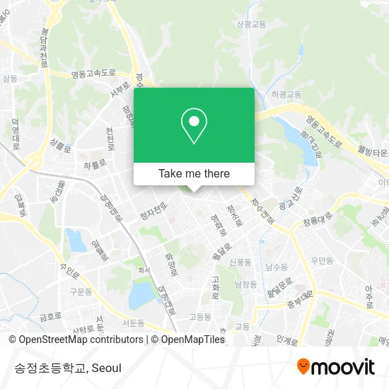 송정초등학교 map