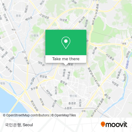 국민은행 map