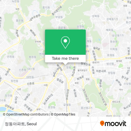 정동아파트 map