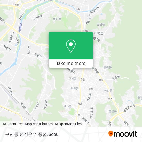 구산동 선진운수 종점 map