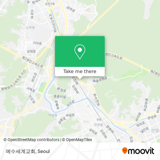예수세계교회 map