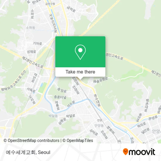 예수세계교회 map
