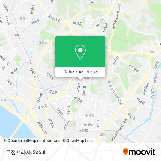 우정프라자 map