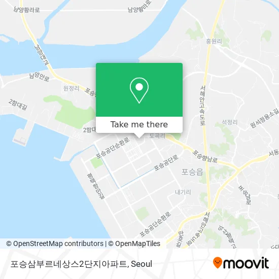 포승삼부르네상스2단지아파트 map