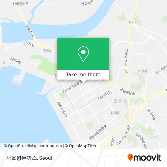 서울왕돈까스 map
