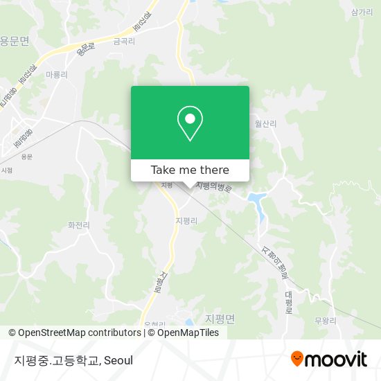 지평중.고등학교 map