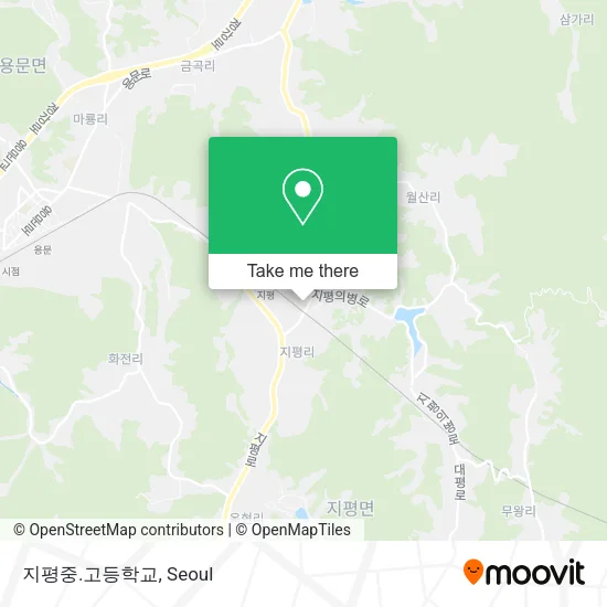 지평중.고등학교 map