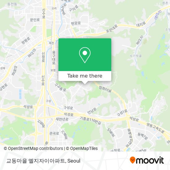 교동마을 엘지자이아파트 map