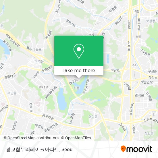 광교참누리레이크아파트 map