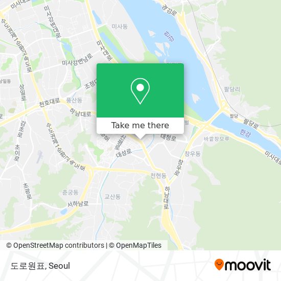 도로원표 map